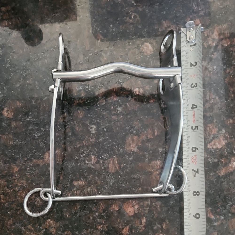 Stainless Steel Low Port Western Shank Horse Bit